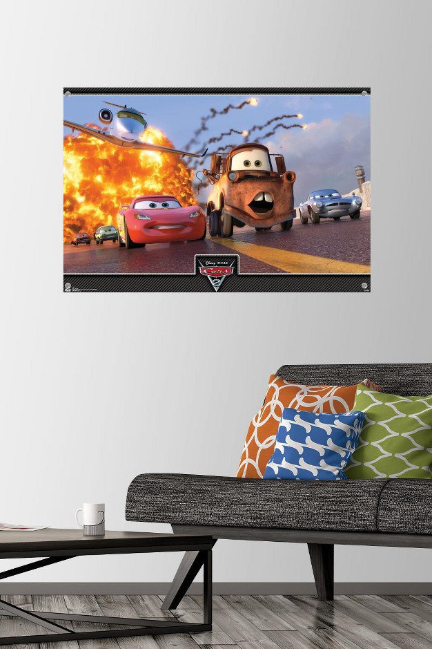 Trends International Disney Pixar Cars 2 Action Trio Unframed Wall Poster Prints