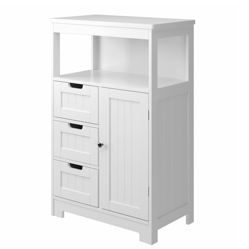 3 drawer Single Door Bathroom Storage Cabinet   23.62\