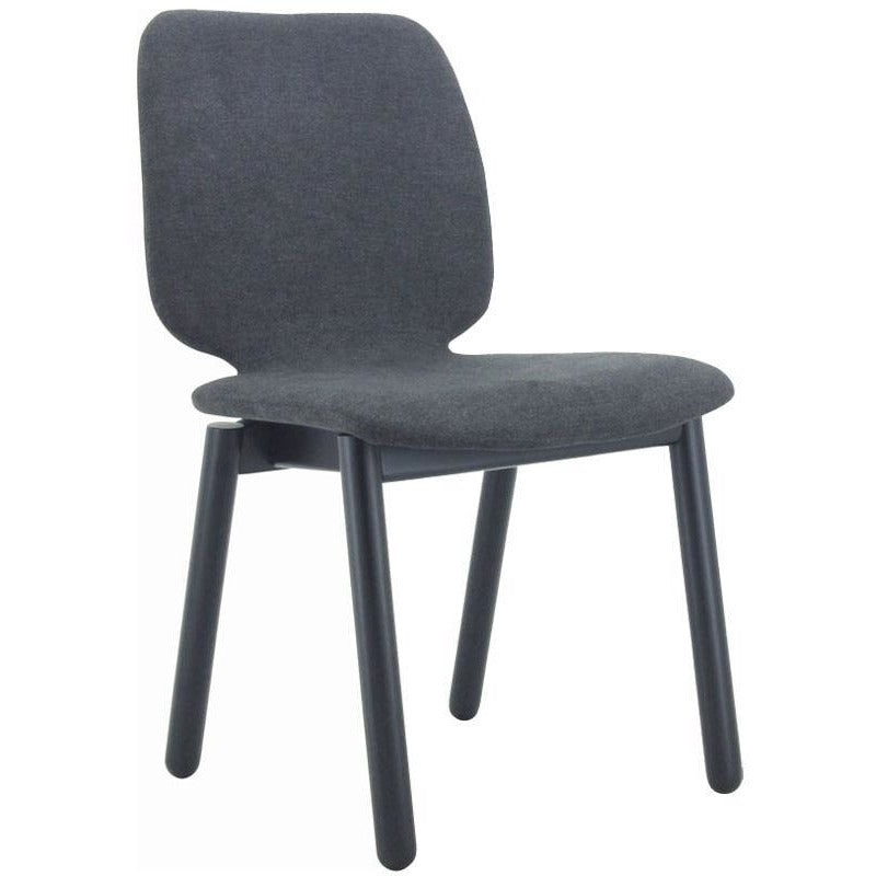 MISSIE Dining Chair - Black + Dark Grey