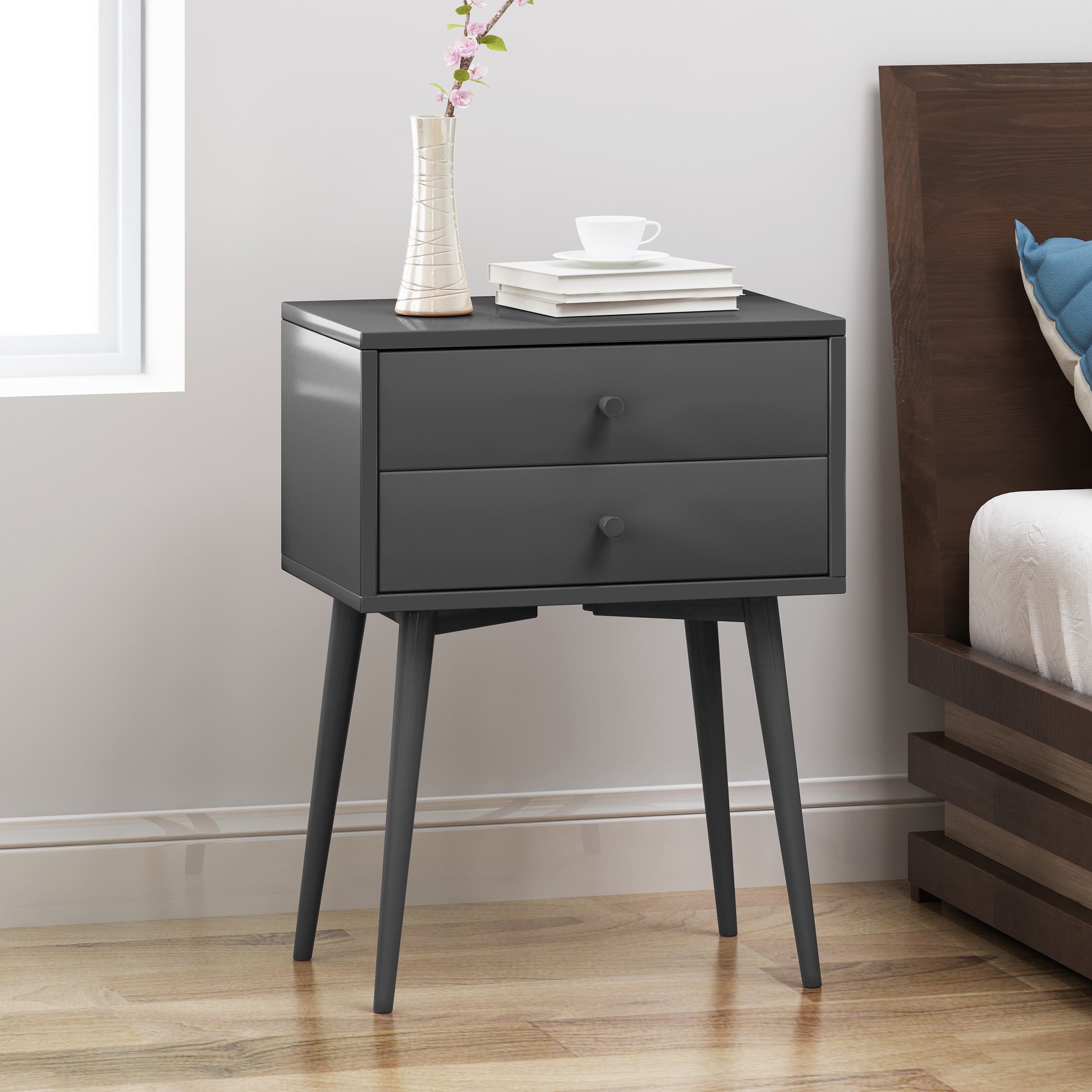 Verna Mid-Century Modern Side Table