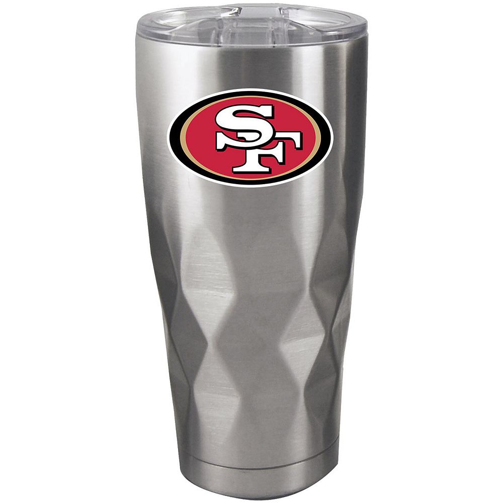 San Francisco 49ers 22oz. Diamond Bottom Stainless Steel Tumbler