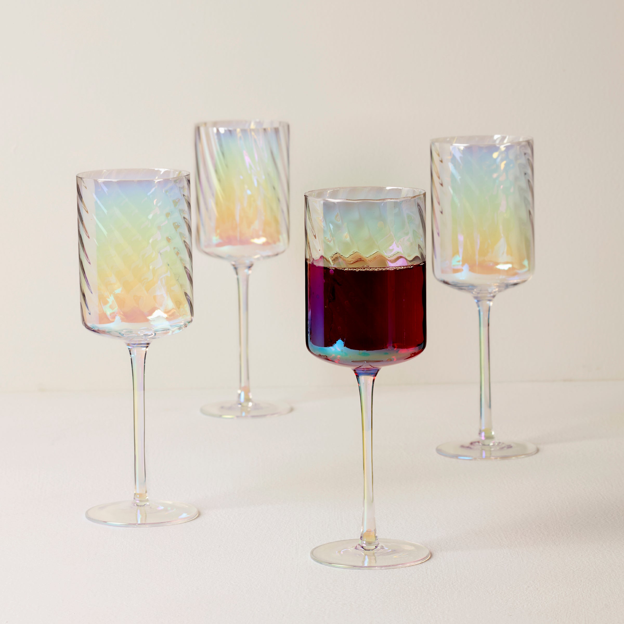 Tuscany Classics Iridescent Set of 4 - Red Wine