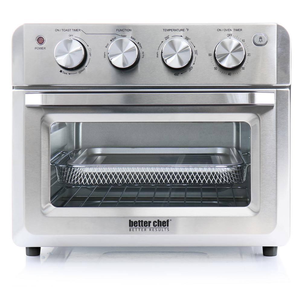 Better Chef DoItAll 20 L Silver Convection Air Fryer Broiler Toaster Oven