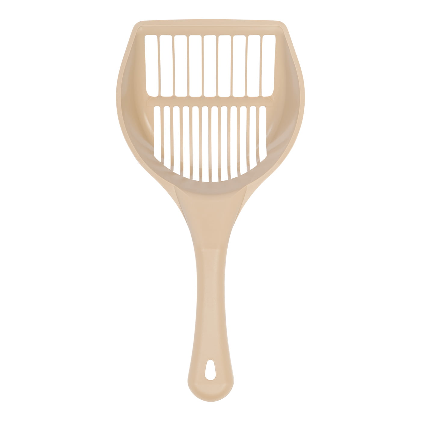 IRIS USA， Jumbo Cat Litter Scoop， Almond