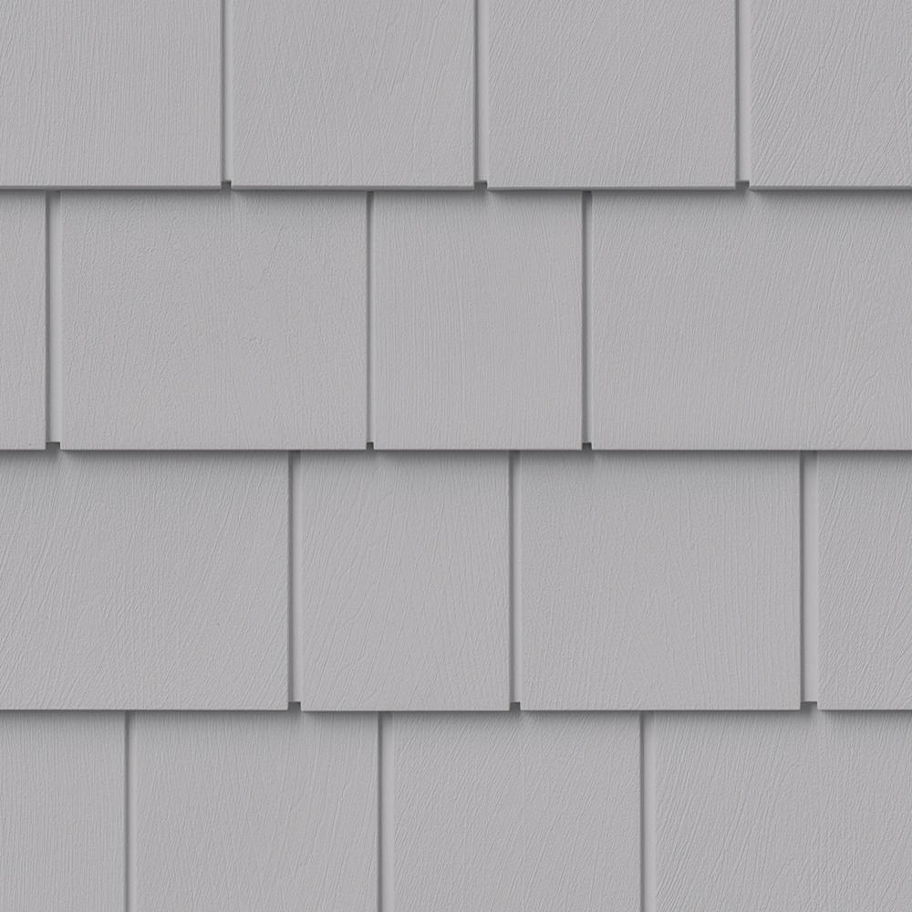 Novik NovikShake 16.6 in. x 47 in. NP Northern Perfection Polymer Siding in Heritage Gray (11 Panels Per Box 48.8 sq. ft.) 100185006