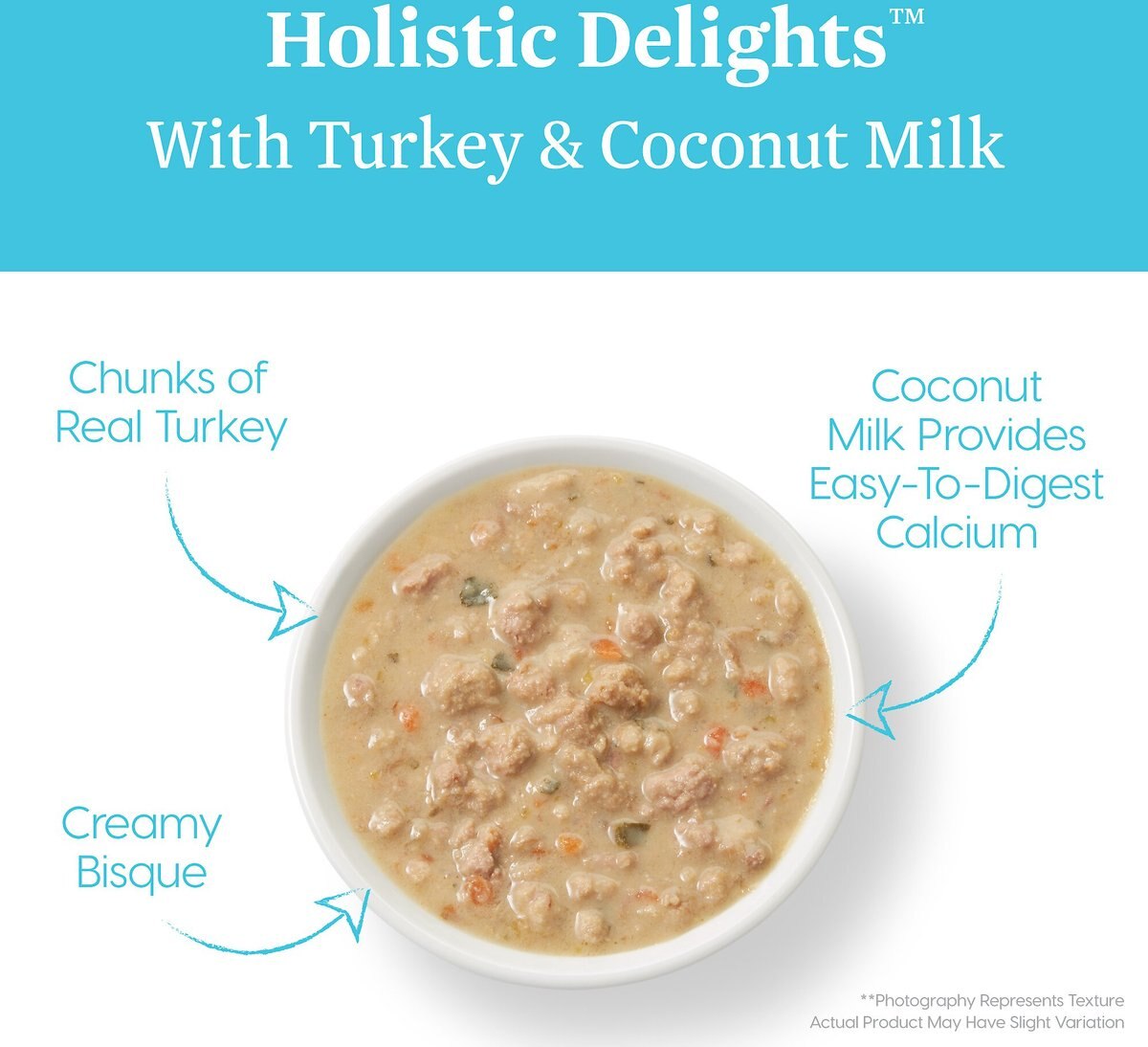 Solid Gold Holistic Delights Creamy Bisque with Turkey and Coconut Milk Grain-Free Cat Food Pouches