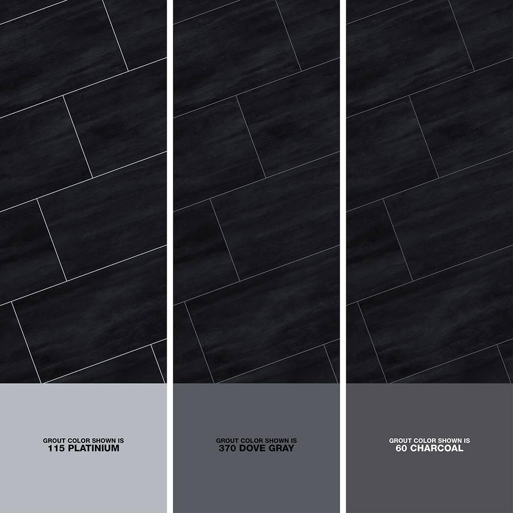 Corso Italia Ray Black 12 in. x 24 in. Porcelain Floor and Wall Tile (15.50 sq. ft.Case) 610010002822