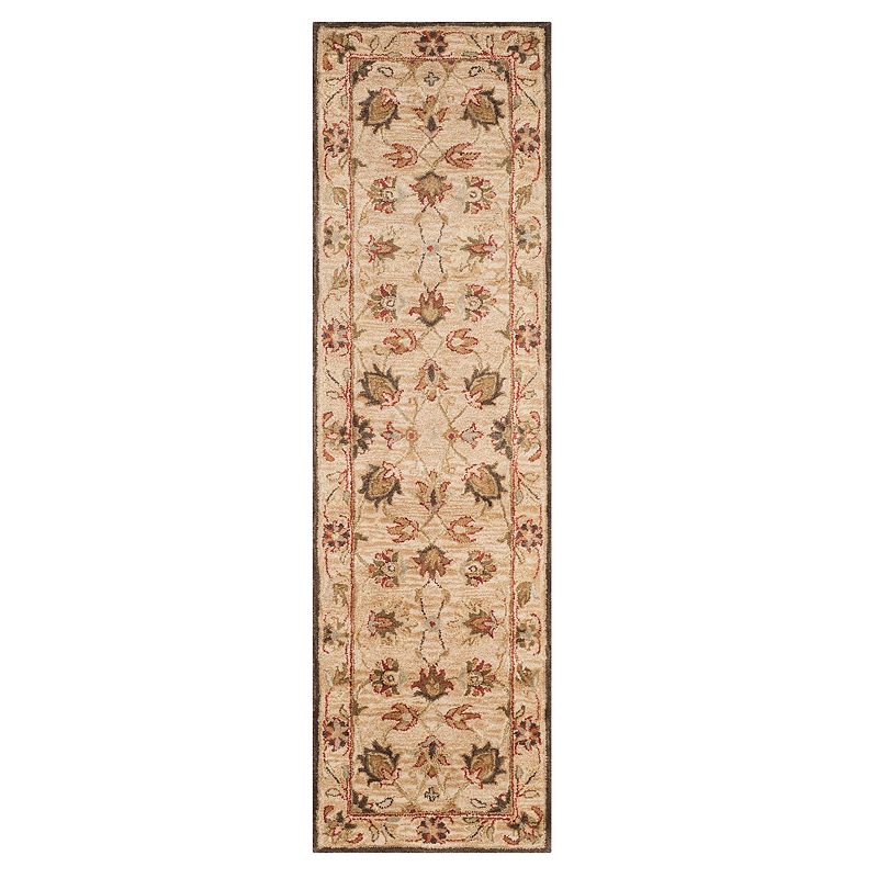 Safavieh Antiquity Margaret Framed Floral Wool Rug