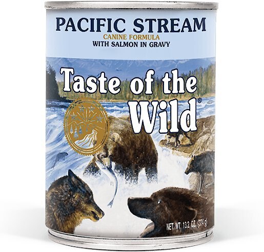 Taste of the Wild Pacific Stream Canine Recipe with Salmon in Gravy Canned Dog Food