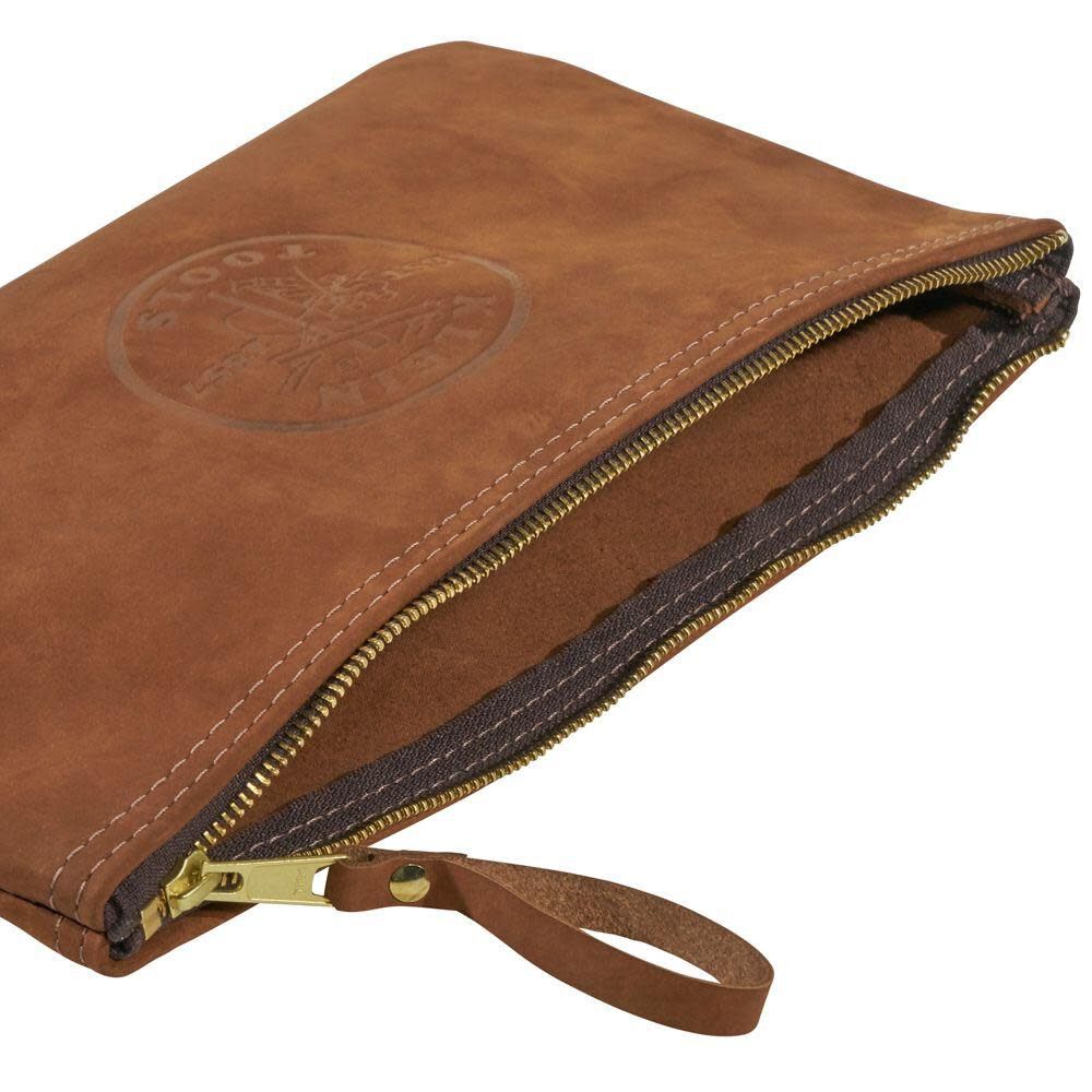 Klein Tools Top-Grain Leather Zipper Bag 5139L from Klein Tools