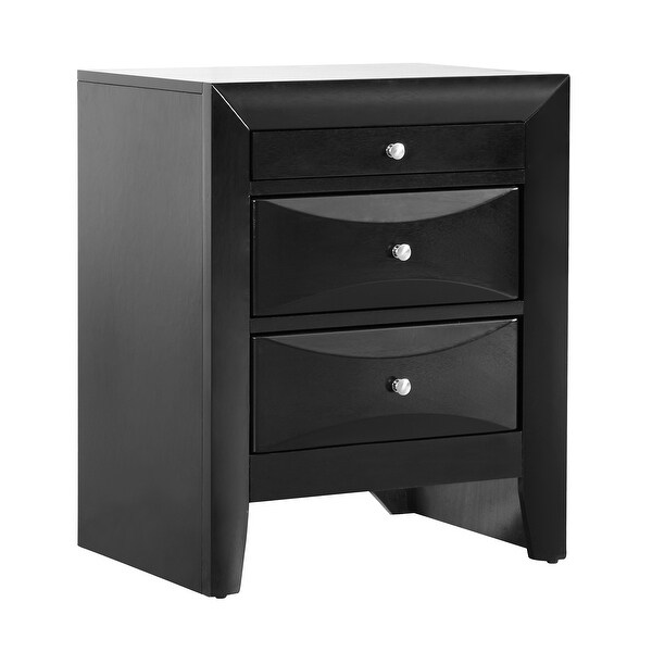 Marilla 3-Drawer Nightstand (28 in. H x 17 in. W x 23 in. D) - - 35993878