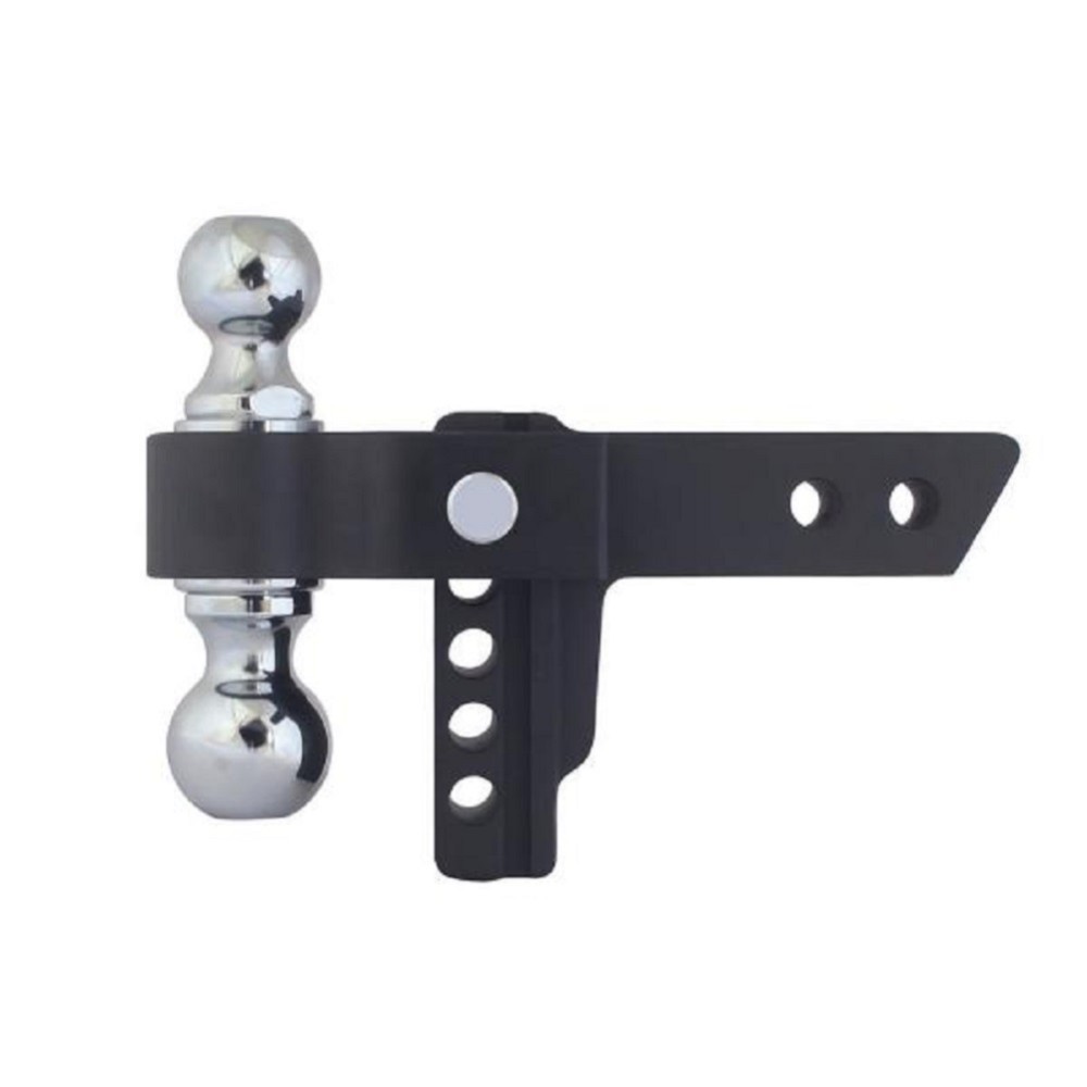 Blackout 8，000 lbs / 10，000 lbs Capacity Adjustable Drop Hitch， 2 inch and 2-5/16 inch Ball ; 0-6 inch Drop