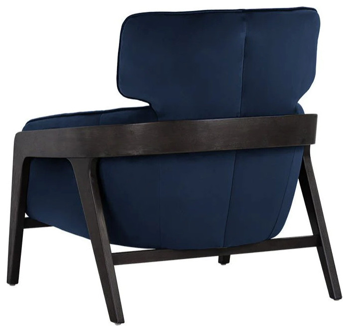 Leeto Lounge Chair  Metropolis Blue   Contemporary   Indoor Chaise Lounge Chairs   by Virgil Stanis Design  Houzz