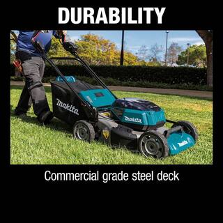 Makita 21 in. 18-Volt X2 (36V) LXT Lithium-Ion Cordless Walk Behind Self Propelled Lawn Mower Tool Only XML08Z