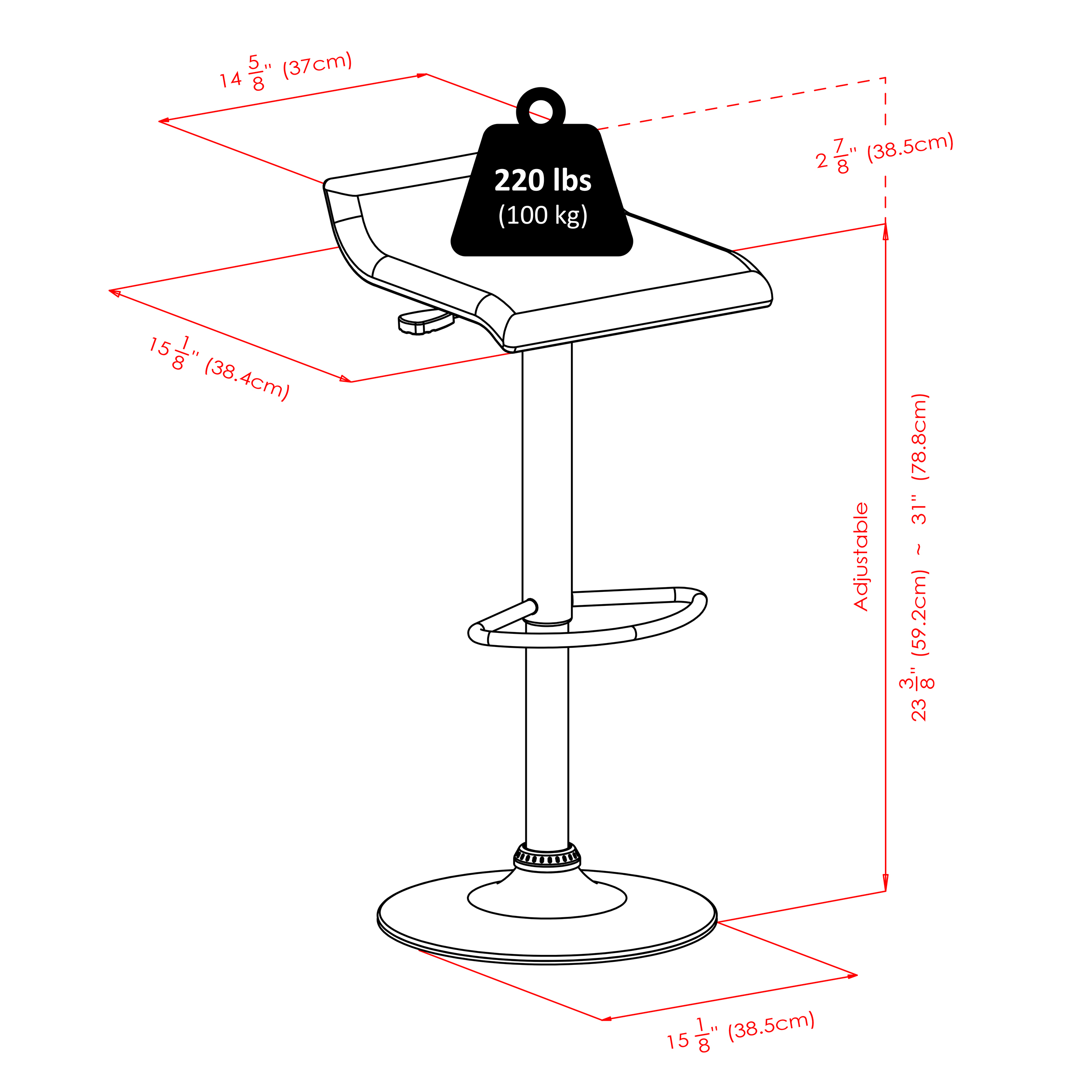 Winsome Wood Cora 3-Pc Pub Set， Faux Marble Table and 2 Adjustable Swivel Stools， Black and Espresso Finish