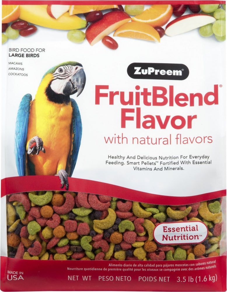 Zupreem FruitBlend with Natural Flavors Large Bird Food