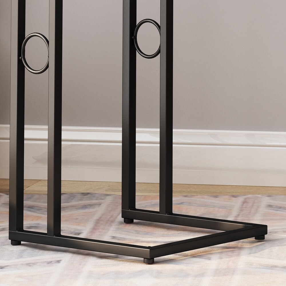 Bader Modern C Side Table (Set of 2) by Christopher Knight Home