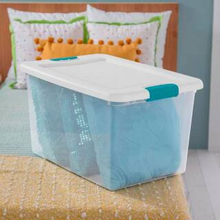 Sterilite 64-Qt. Latching Plastic Storage Box in Clear (30-Pack) 30 x 14978006