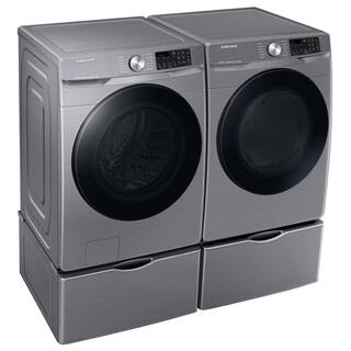  4.5 cu. ft. Smart High-Efficiency Front Load Washer with Super Speed in Platinum WF45B6300AP