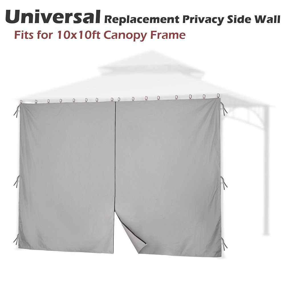 Yescom Gazebo Curtain 10x10ft Privacy Zip Side CPAI-84