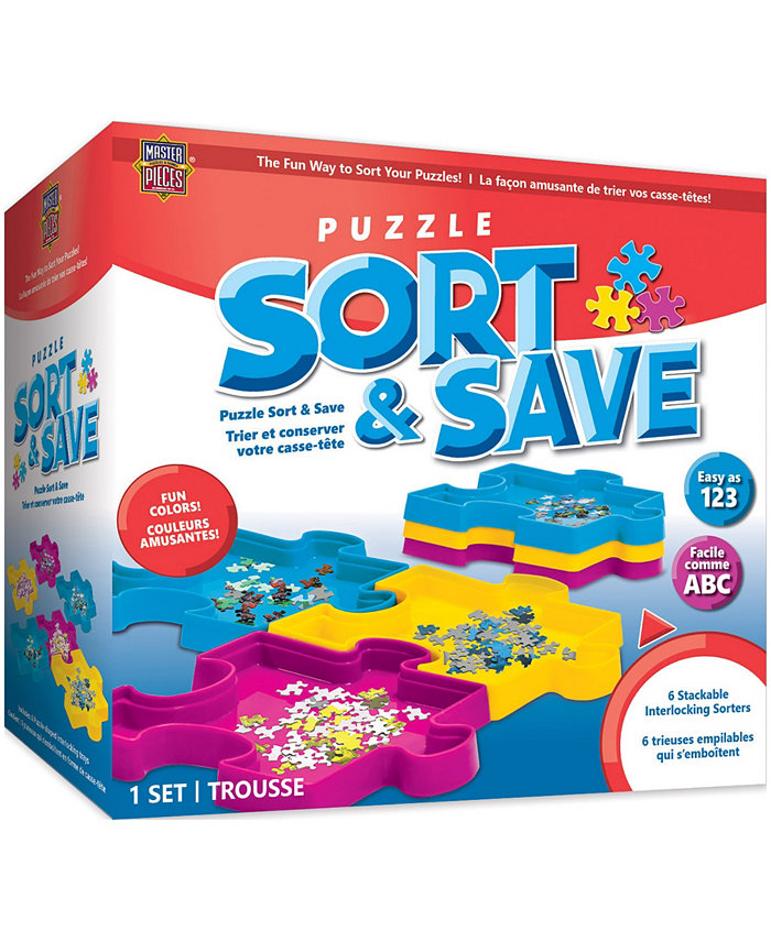 MasterPieces Puzzles Puzzle Sort Save Set  6 Piece