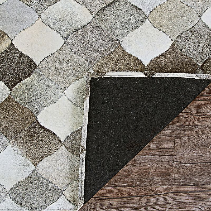 Couristan Chalet Diamonds Cowhide Leather Area Rug