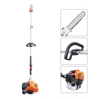 YIYIBYUS 59 in. 52cc 2-Stroke Gasoline Engine Tree Pole Saw Pruner Cordless Gas Chainsaw BI-MLLCR-1507+08