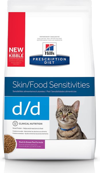 Hill's Prescription Diet d/d Skin/Food Sensitivities Duck and Green Pea Dry Cat Food