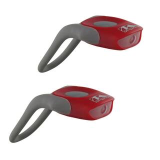 Ventura Cobra Bike Lights with White and Red LED in Red 220584-R