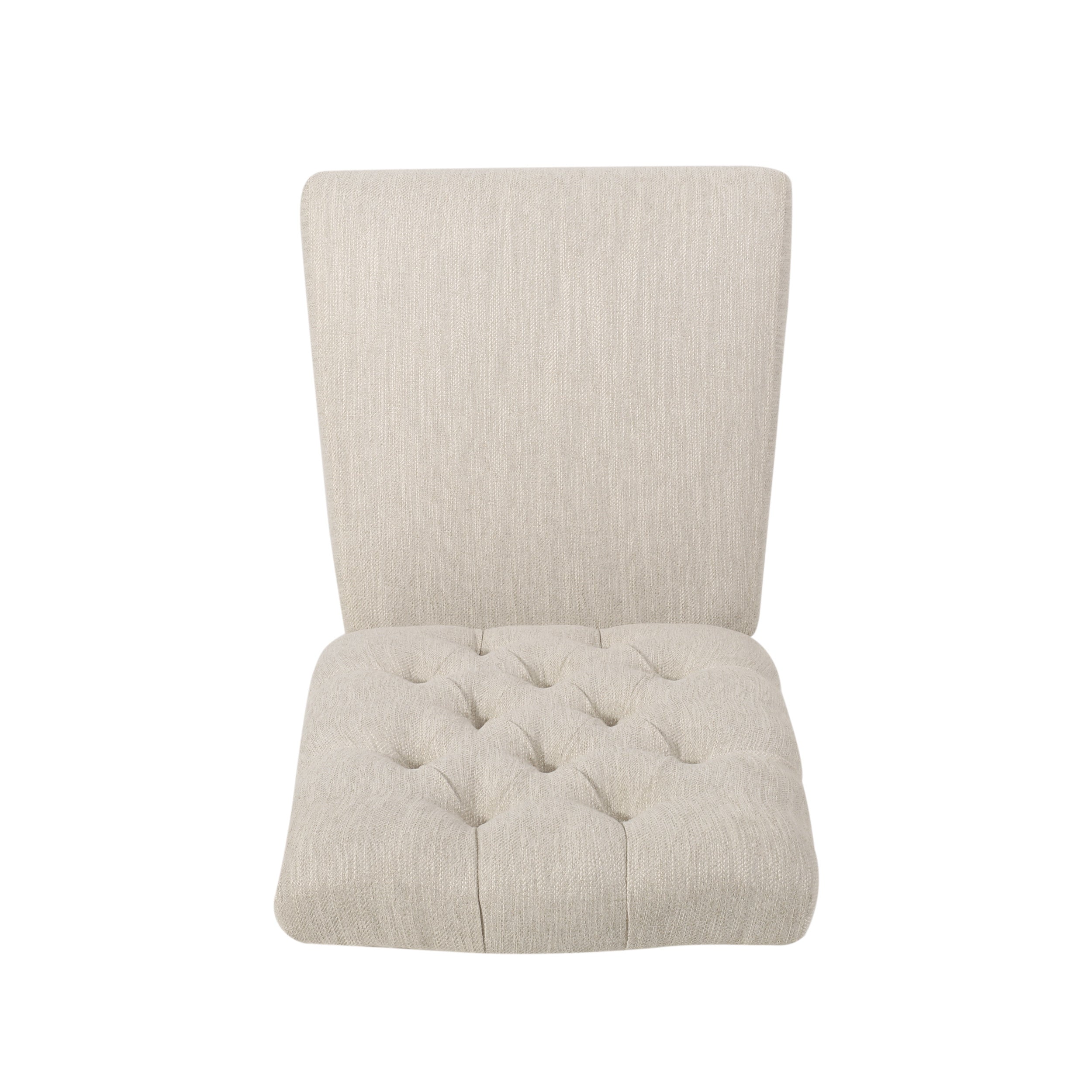 Frances Contemporary Tufted Dining Chairs with Nailhead Trim, Set of 6