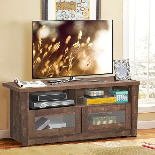 TV Stand Entertainment Center Hold up with 2 Shelves - 47.5