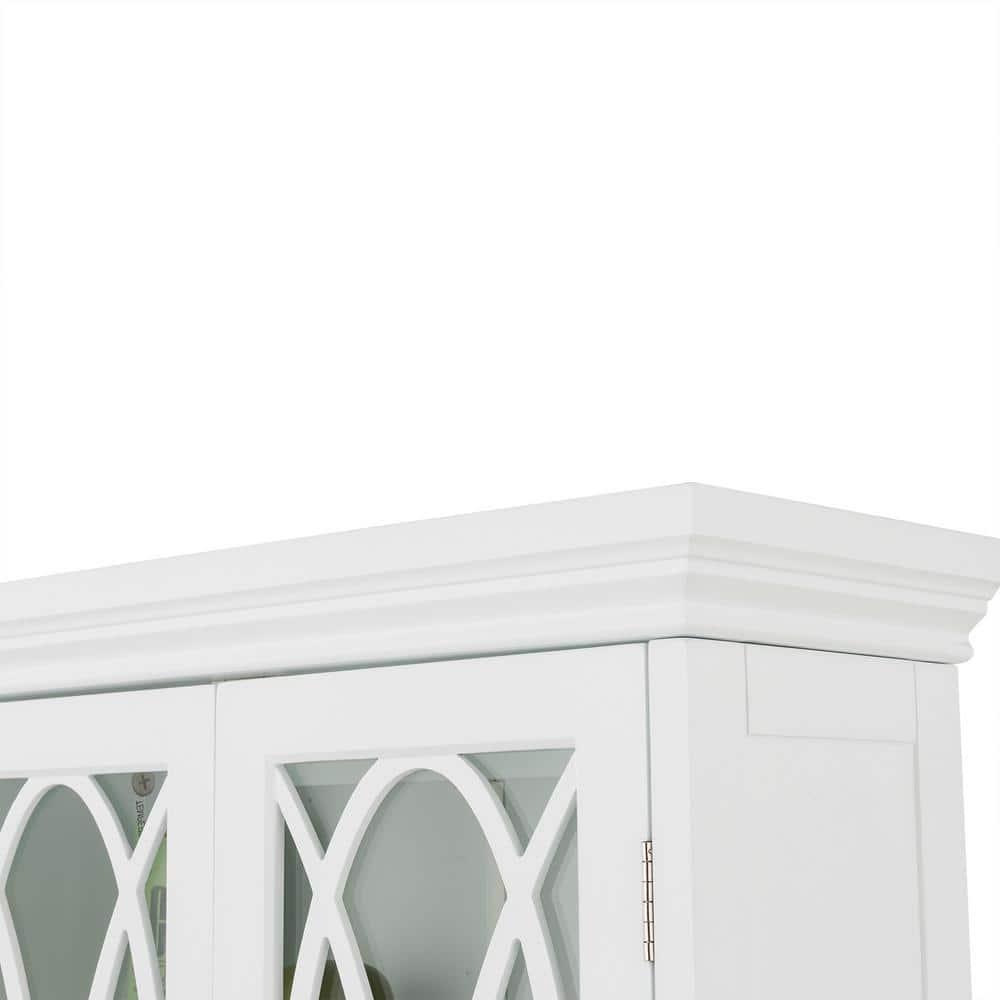 Teamson Home Florence 22 in W Wall Cabinet in White