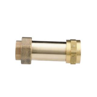 Watts 1 in. Lead-Free Brass MPT Dual Check Valve LF7U2-2  1