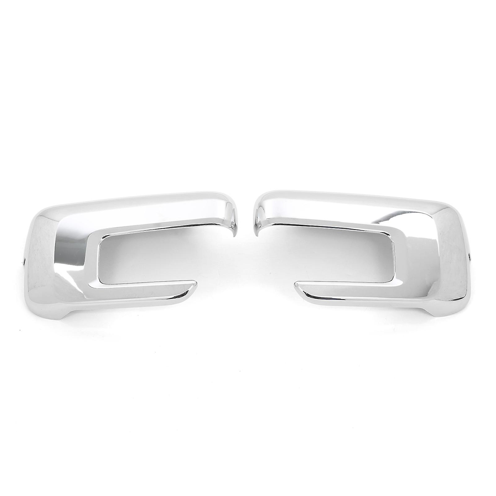 2pcs Side Rearview Mirror Cover Cap Abs Anticollision Replacement For Raptor F150 2122