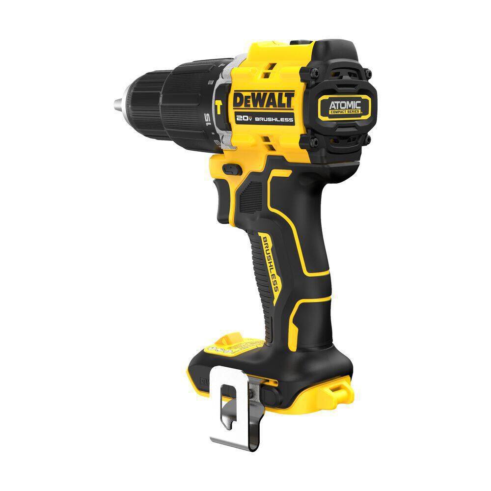 DW ATOMIC 20-Volt MAX Brushless Cordless 12 in. Hammer Drill (Tool-Only) DCD799B