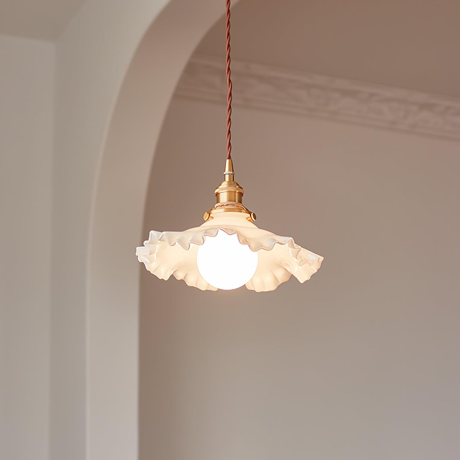 Small Floral Pendant Lamp