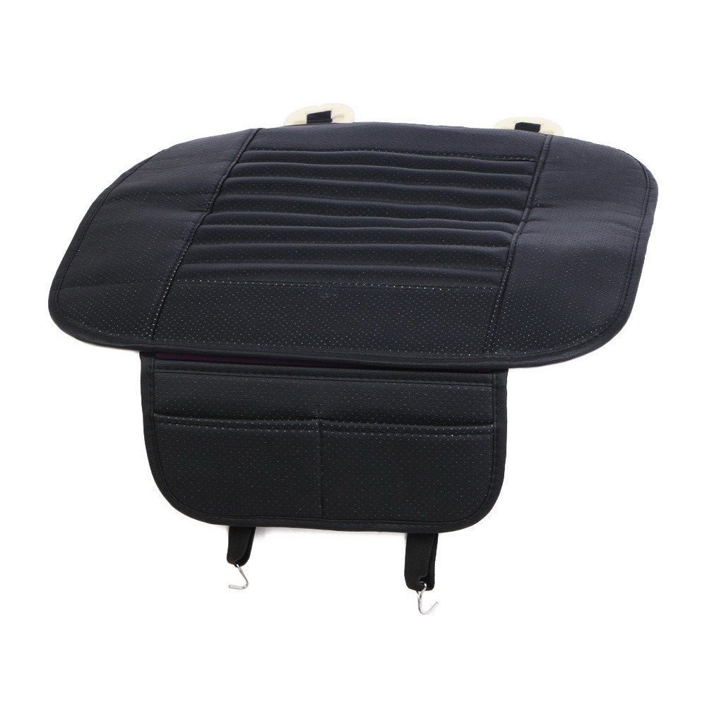 Canis Universal Pu Leather Seat Covers Auto Waterproof Car Front Seat Cushion Protector Pad Cloth Driver Mat Winter Warm Seats Accessories