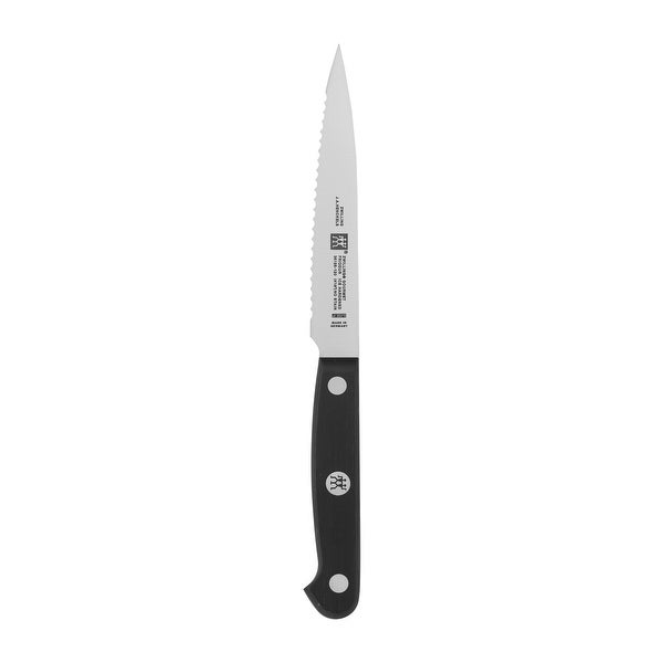 ZWILLING Gourmet 4.5-inch Serrated Paring Knife