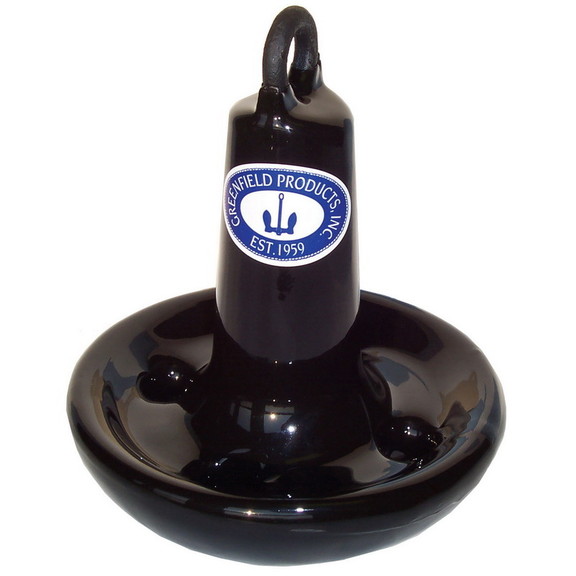 Greenfield 510B Vinyl Coated Mushroom Anchor   Bla...