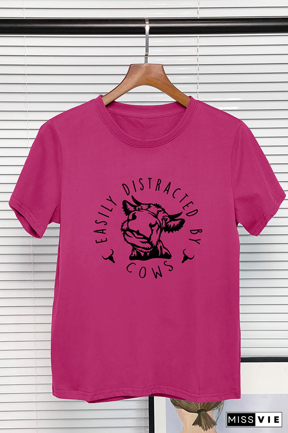 Easily Distracted By Cows Graphic Tee