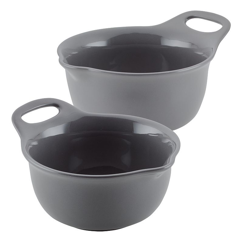 Rachael Ray 2-pc. Ceramic Mixing Bowl Set