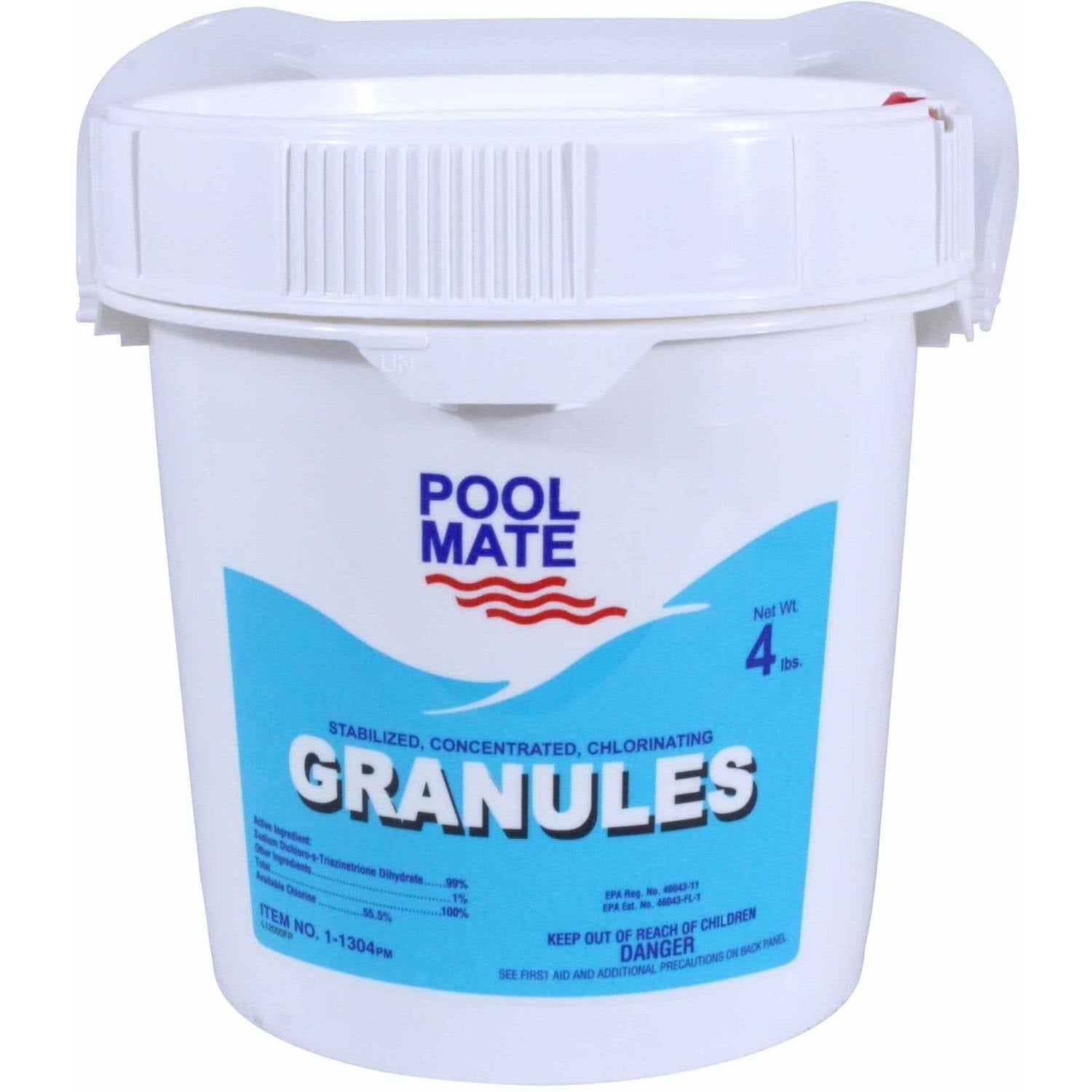 Pool Mate Stabilized, Concentrated, Chlorinating Granules for Swimming Pools