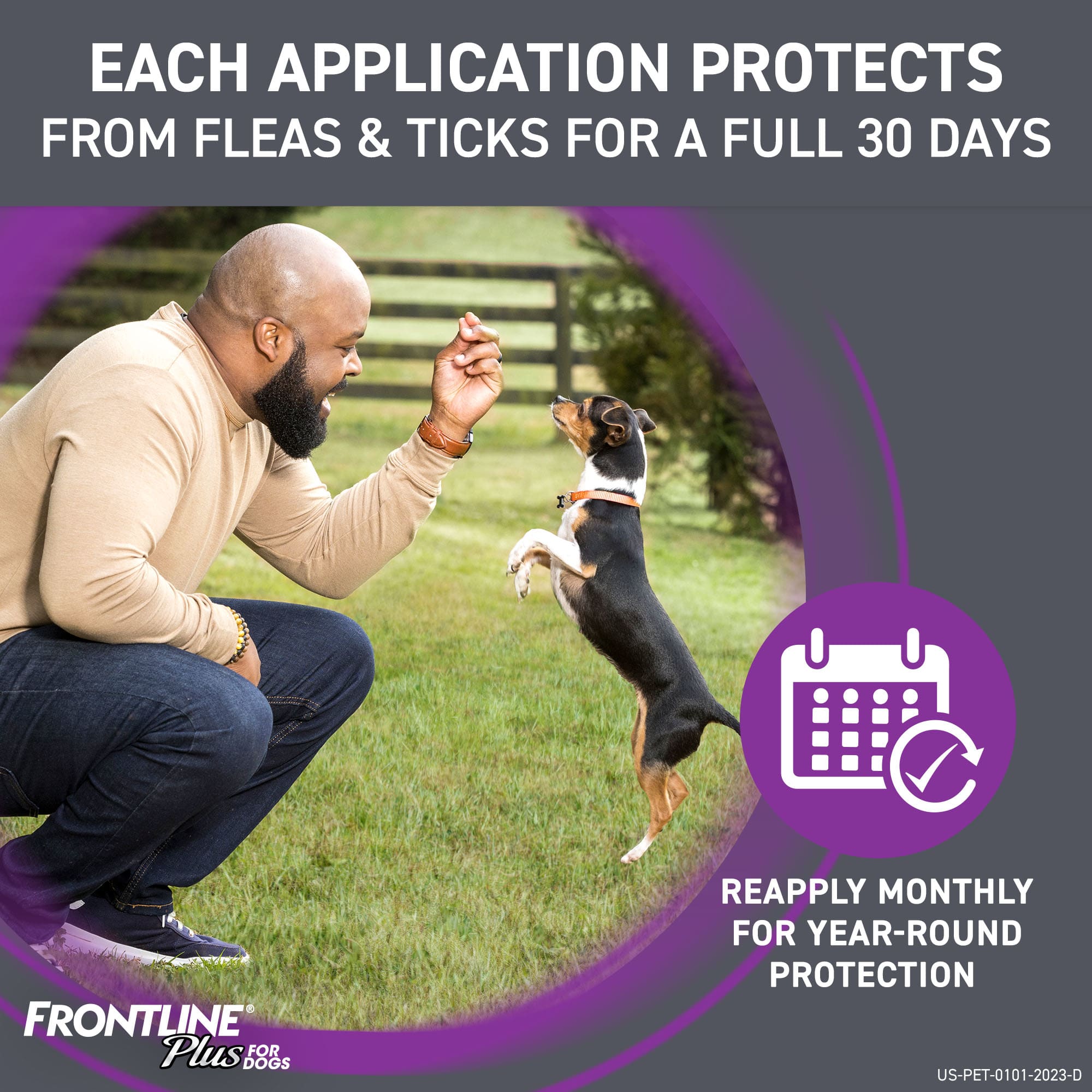 FRONTLINE Plus Flea  Tick Drops for Dogs – Small