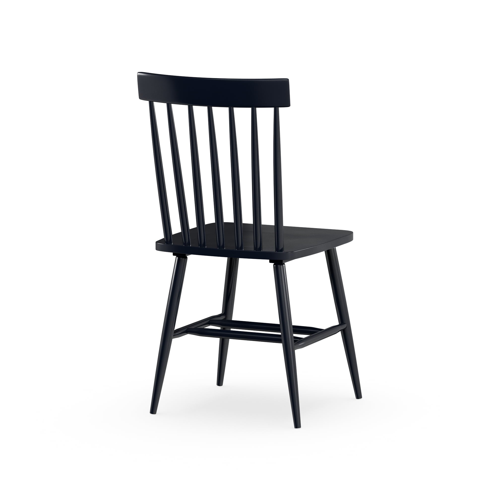 Better Homes & Gardens Gerald Classic Black Wood Dining Chairs, Set of 2