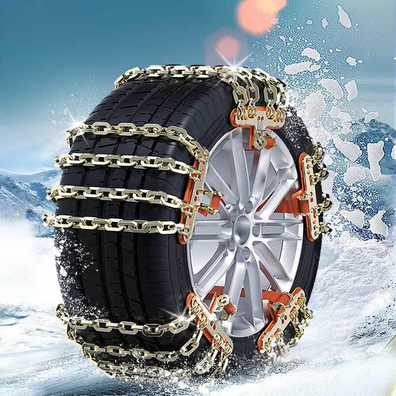 titanium alloy truck snow chain  Anti Slip Belt Safe Driving Winter Wheels Snow Chains For SUV Auto Accessories