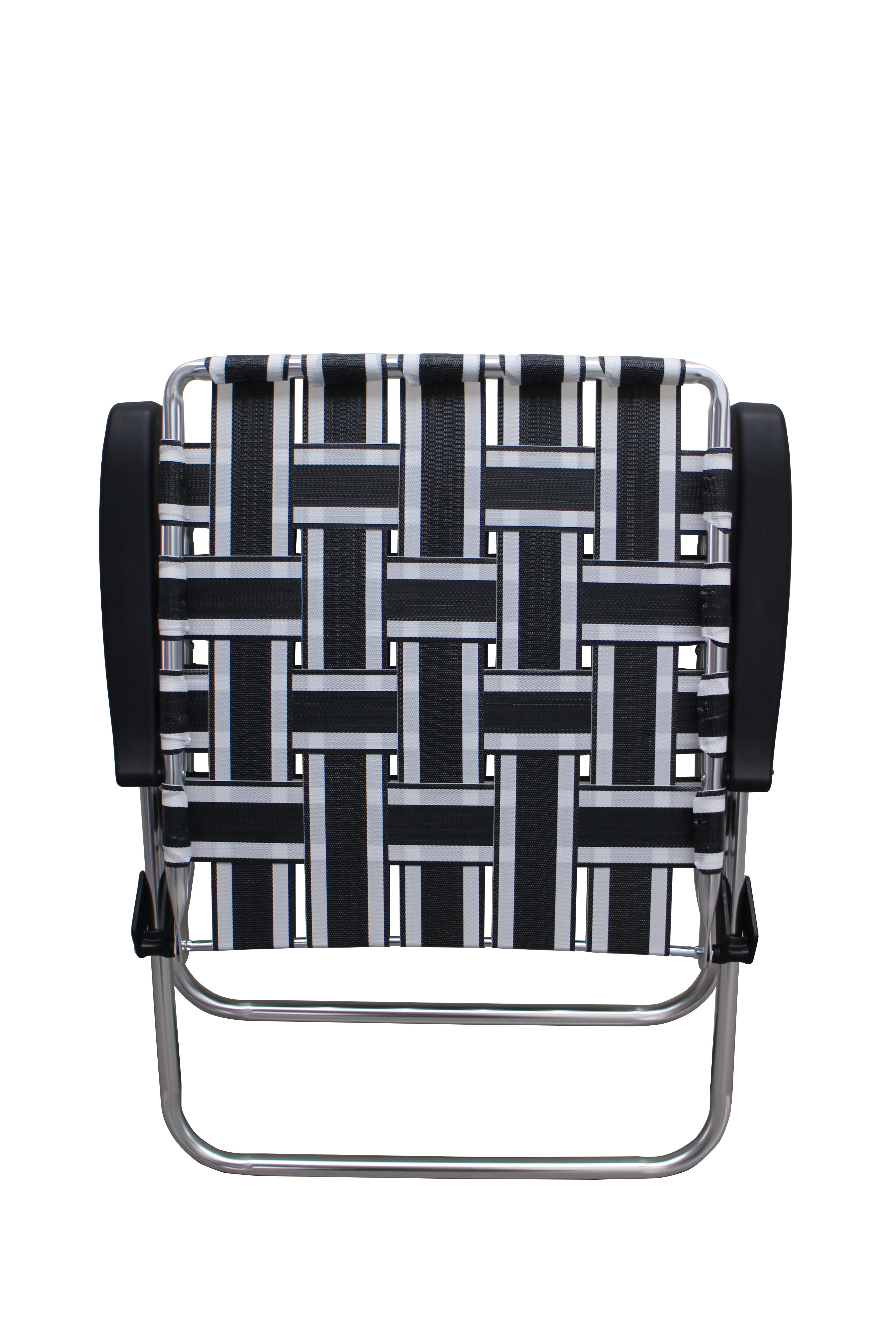 Outdoor Spectator Camping Chairs, Black and White