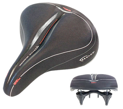 Serfas Cruiser On Rails Saddle - Black