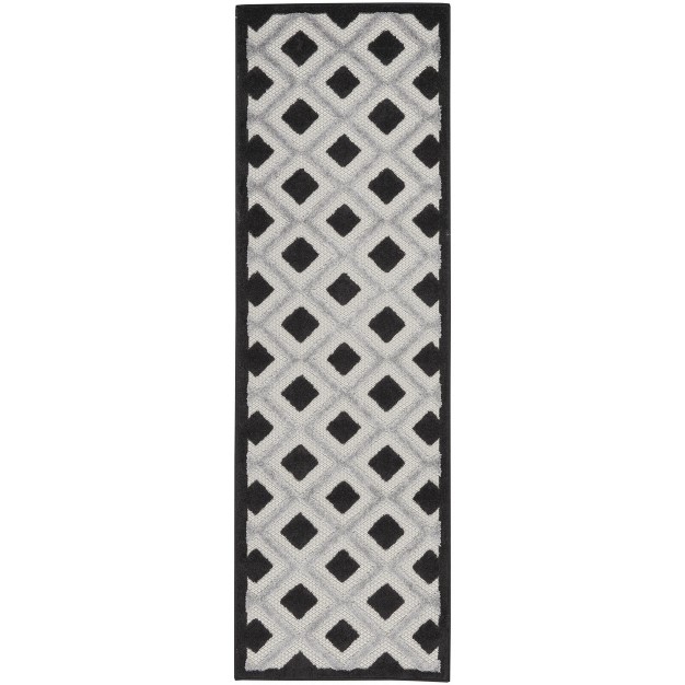 Nourison Aloha Modern Diamonds Outdoor Rug