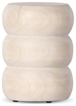 Galatea End Table Ivory   Modern   Coffee Tables   by Virgil Stanis Design  Houzz