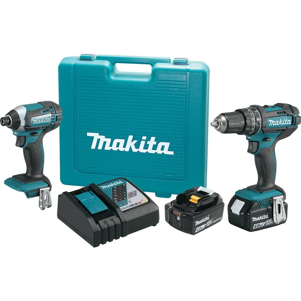 Makita 18V LXT Lithium-Ion 2-Piece Kit 4.0 Ah XT261M from Makita